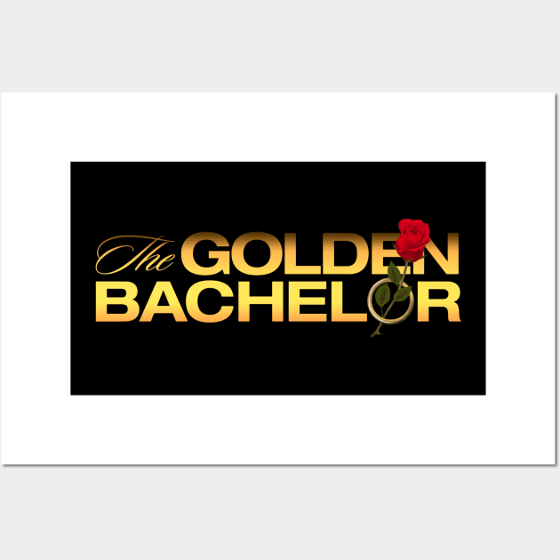 The Golden Bachelor - Red Rose in the Ring Wall Art by toskaworks